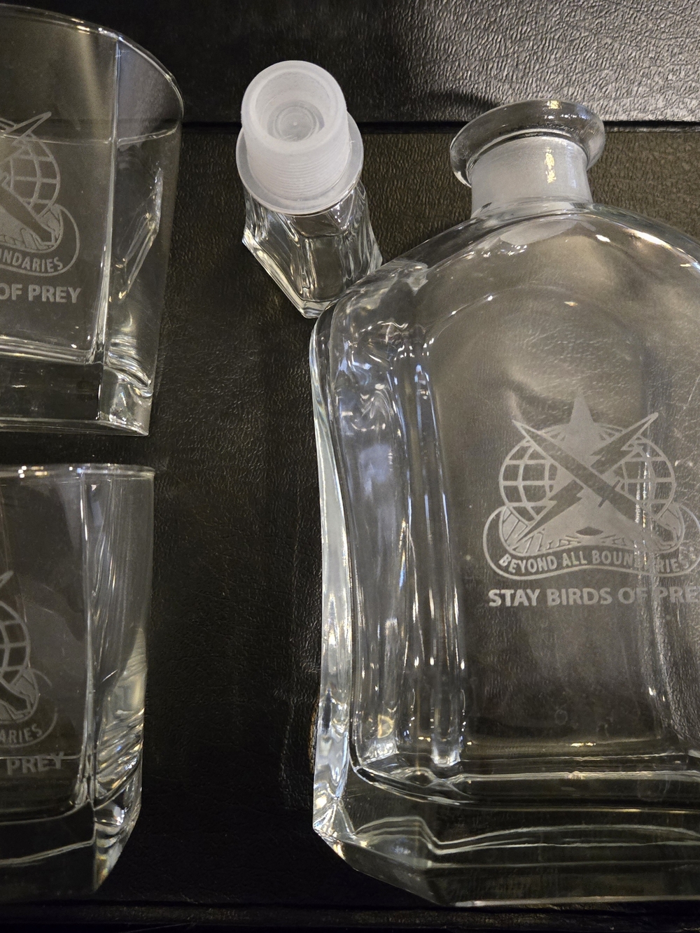 NIB Whiskey Decanter Set Collector